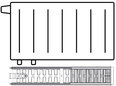VKL 22 Spodní levé připojení